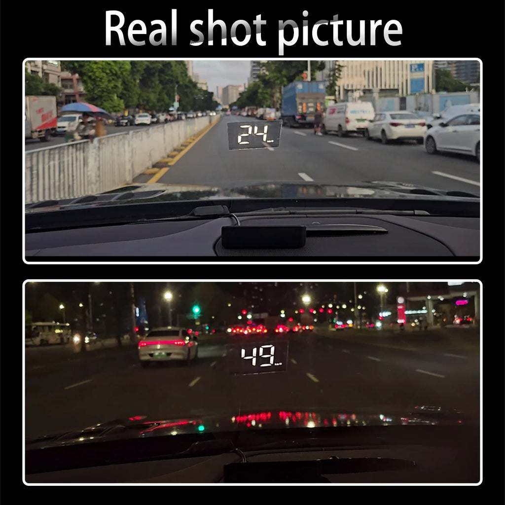  Car Speedometer Projector with Speed KMH M2 Universal GPS HUD Head up Display Car USB Cable Plug & Play GPS & Beidou System